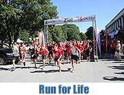 "Run for life" und "Run for kids" im Englischen Garten, hinter dem Haus der Kunst am 09.09.2012 in München (©Foto: Martin Schmitz)